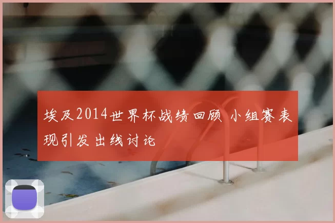 埃及2014世界杯战绩回顾 小组赛表现引发出线讨论
